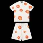 DENIM TEAR ORANGE SET