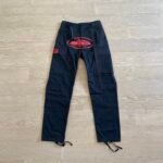 CARGO JEANS BLACK/RED